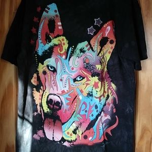Dean Russo 2XL Siberian Husky The Mountain T